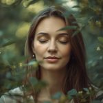 Nature-Based Stress Relief. use real woman